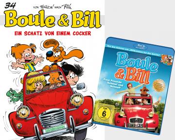 Boule & Bill 34: Ein Schatz von einem Cocker + Blu-ray Boule & Bill – Zwei Freunde Schnief und Schnuff 