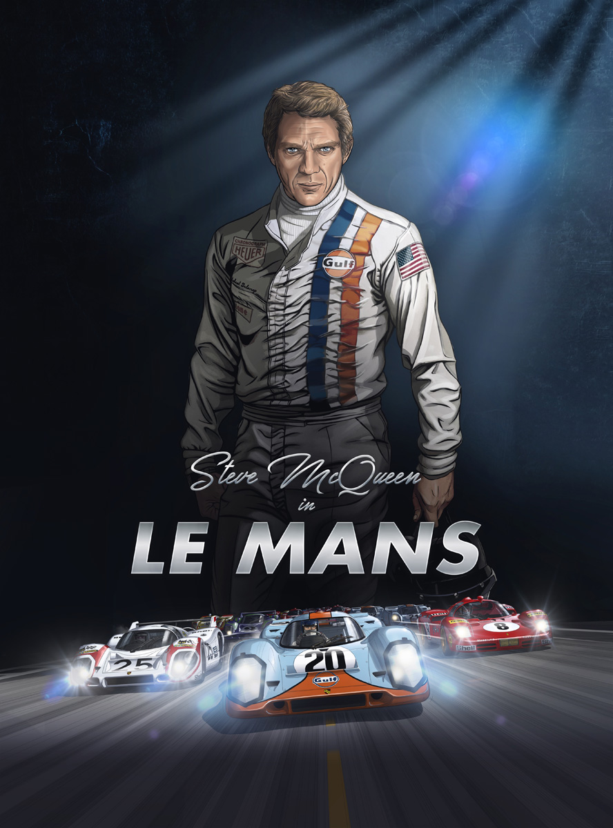 Salleck Publications | Steve McQueen in Le Mans